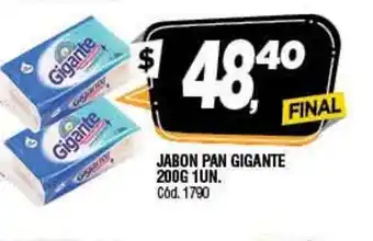 Supermercados Yaguar Jabon PAn Gigante 200g oferta