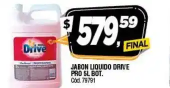 Supermercados Yaguar Jabon Liquido Drive Pro 5lt Bot oferta