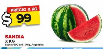 Carrefour Maxi Sandía x kg oferta