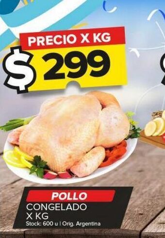 Carrefour Maxi Pollo congelado kg oferta