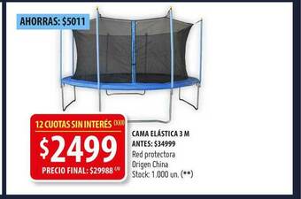 Punto Mayorista Cama Elástica 3 M oferta