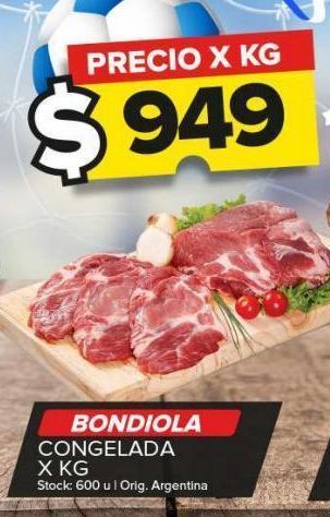 Carrefour Maxi Bondiola congelada x kg oferta