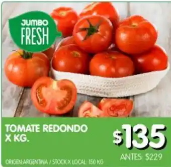 Jumbo Tomate redondo kg oferta