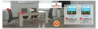Mesa Vitro 1.80mts Tapas Vidrio Helsinsky Silla Gabbiano Pana Orion Chocolate Gris Rojo Sepia Cromo