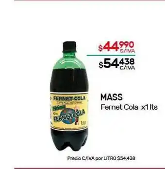 Nini Mayorista Mass Fernet Cola X1lts oferta