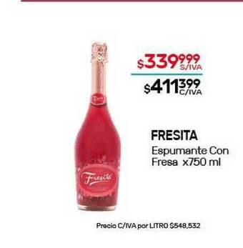 Nini Mayorista Fresita Espumante Con Fresa X750 Ml oferta