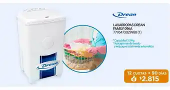 Punto Blu Lavarropas Drean Family 096a oferta