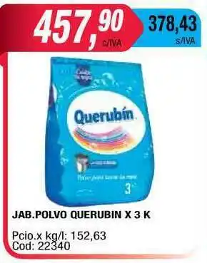 Maxiconsumo Querubin Jab.Polvo X 3 K oferta