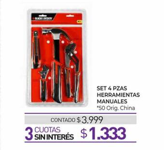 La Anonima Set 4 Pzas Herramientas Manuales oferta