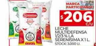 Supermercados DIA Leche multidefensa 1 2 3 % la serenisima oferta