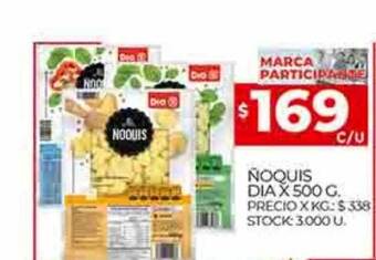 Supermercados DIA Ñoquis dia oferta