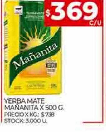Supermercados DIA Yerba mate mañanita oferta