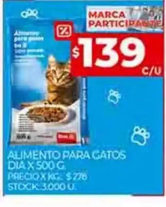Supermercados DIA Alimento para gatos dia oferta