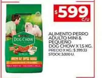 Supermercados DIA Alimento perro adulto mini & pequeño dog chow oferta