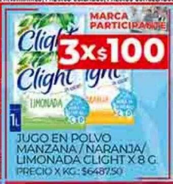 Supermercados DIA Jugo en polvo manzana naranja limonada clight oferta