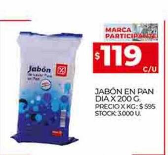 Supermercados DIA Jabón en pan dia oferta