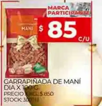 Supermercados DIA Garrapiñada de mani dia oferta
