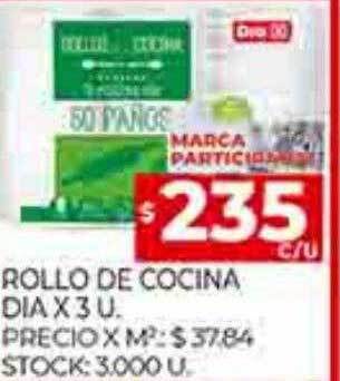 Supermercados DIA Rollo de cocina dia oferta