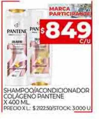 Supermercados DIA Shampoo acondicionador colágeno pantene oferta