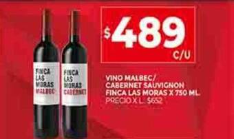 Supermercados DIA Vino malbec cabernet sauvignon finca las moras oferta