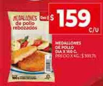 Supermercados DIA Medallones de pollo dia oferta