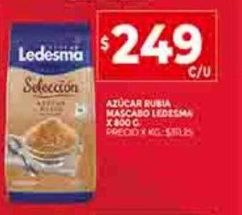 Supermercados DIA Azúcar rubia mascabo ledesma oferta
