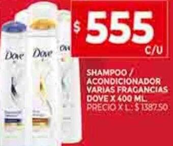 Supermercados DIA Shampoo acondicionador varias fragancias dove oferta