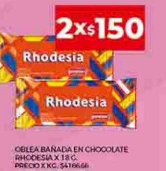 Supermercados DIA Oblea bañada en chocolate rhodesia oferta