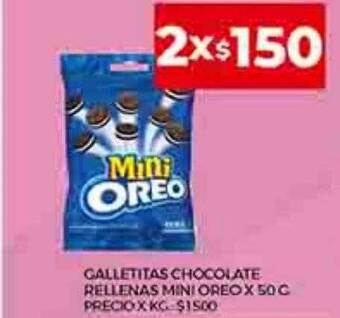 Supermercados DIA Galletitas chocolate rellenas mini oreo oferta
