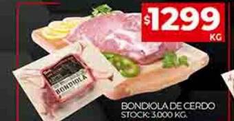 Supermercados DIA Bondiola de cerdo oferta