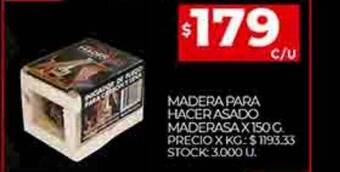 Supermercados DIA Madera para hacer asado maderasa oferta