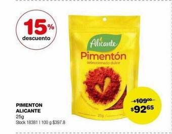Atomo Conviene Pimenton alicante oferta