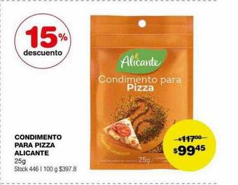 Atomo Conviene Condimento para pizza alicante oferta