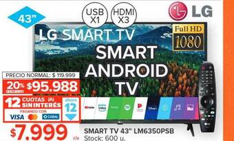 Carrefour Smart tv 43 oferta