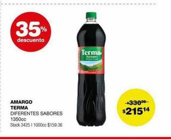 Atomo Conviene Amargo terma oferta