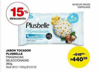 Atomo Conviene Jabon tocador plusbelle oferta