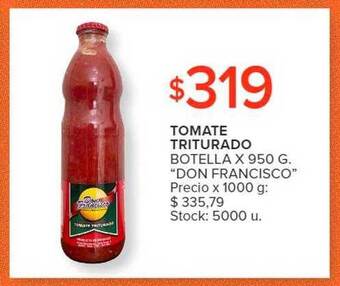 Carrefour Tomate triturado botella oferta
