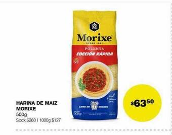 Atomo Conviene Harina de maiz morixe oferta