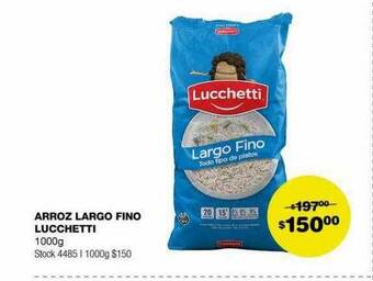 Atomo Conviene Arroz largo fino lucchetti oferta
