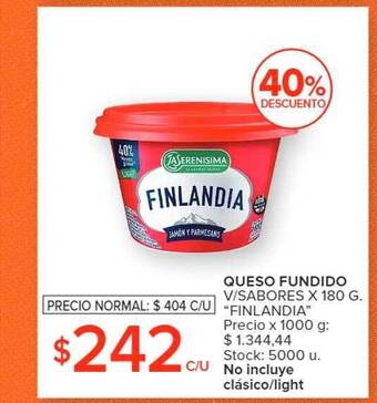 Carrefour Queso fundido oferta