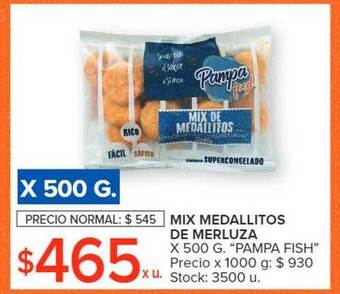 Carrefour Mix medallitos de merluza oferta