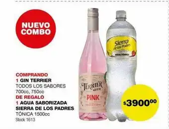 Atomo Conviene 1 ginn terrier 1 agua saborizada sierra de los padres oferta