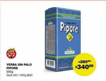 Atomo Conviene Yerba sin palo pipore oferta