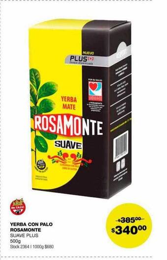 Atomo Conviene Yerba con palo rosamonte oferta