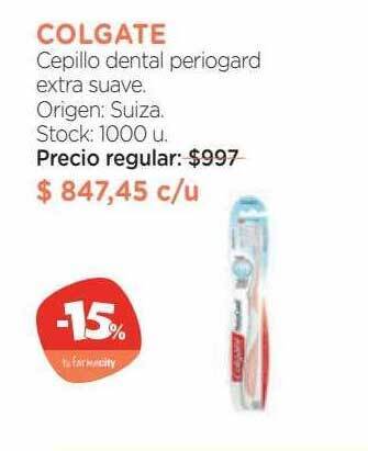 Farmacity Colgate cepillo dental periogard extra suave oferta