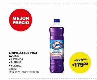 Atomo Conviene Limpiador de piso ayudin oferta