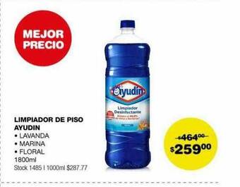 Atomo Conviene Limpiador de piso ayudin oferta