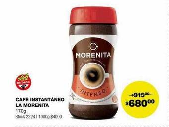 Atomo Conviene Café instantáneo la morenita oferta