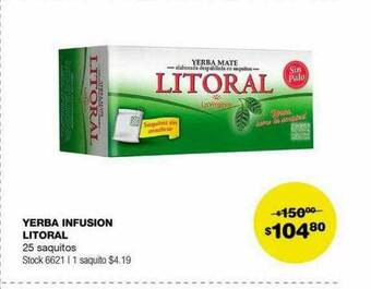 Atomo Conviene Yerba infusion litoral oferta