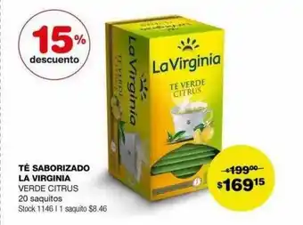 Atomo Conviene Té saborizado la virginia oferta